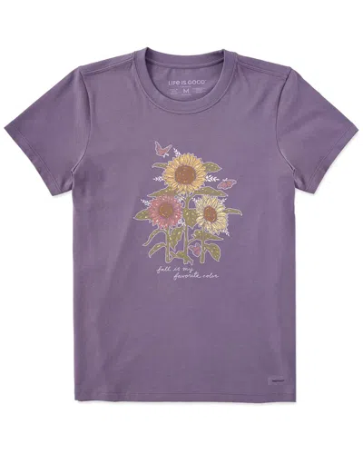 Life Is Good ® Crusher T-shirt In Purple