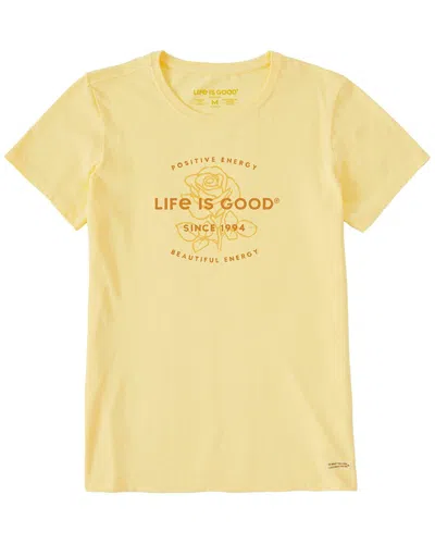 Life Is Good ® Crusher T-shirt In Yellow