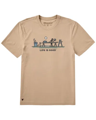 Life Is Good ® Crusher T-shirt In Brown