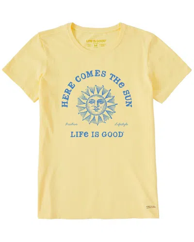 Life Is Good ® Crusher T-shirt In Yellow