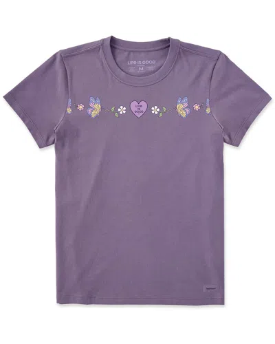 Life Is Good ® Crusher T-shirt In Purple