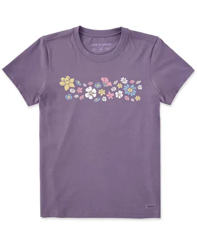 Life Is Good ® Crusher T-shirt In Purple