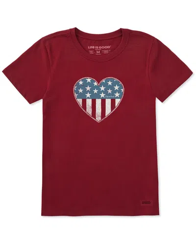 Life Is Good ® Crusher T-shirt In Red