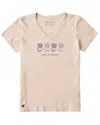 Life Is Good Crusher T-shirt In White
