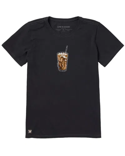 Life Is Good Crusher T-shirt In Black