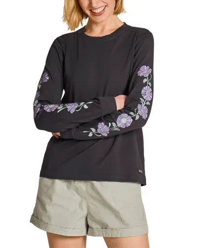 Life Is Good Crusher T-shirt In Black