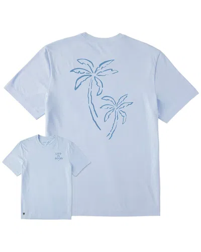 Life Is Good Crusher T-shirt In Blue