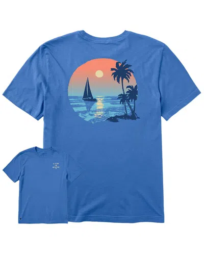 Life Is Good ® Crusher T-shirt In Blue