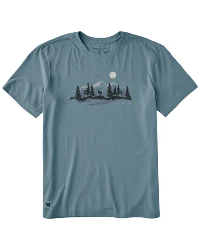 Life Is Good ® Crusher T-shirt In Blue