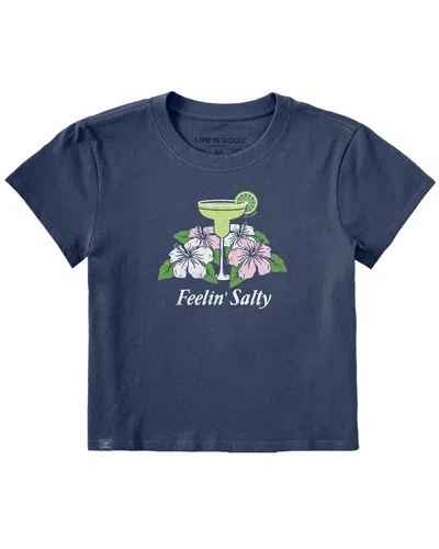Life Is Good Crusher T-shirt In Blue
