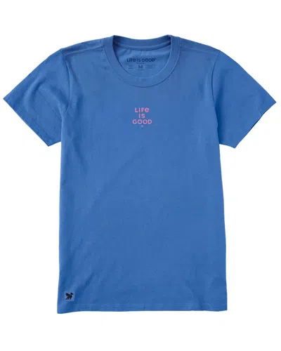 Life Is Good ® Crusher T-shirt In Blue