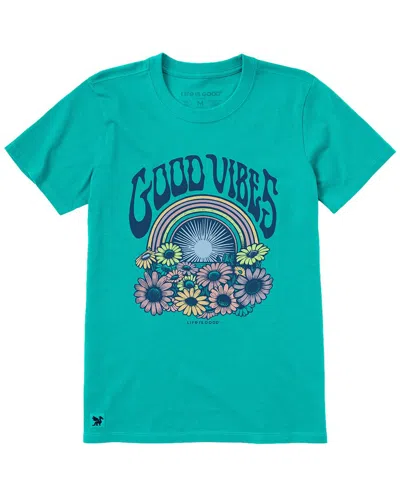 Life Is Good Crusher T-shirt In Blue