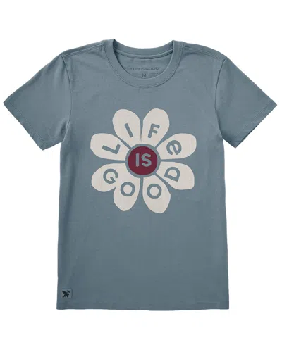 Life Is Good Crusher T-shirt In Blue