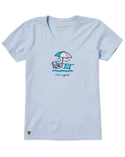 Life Is Good Crusher T-shirt In Blue