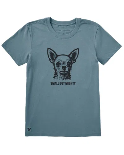 Life Is Good Crusher T-shirt In Blue