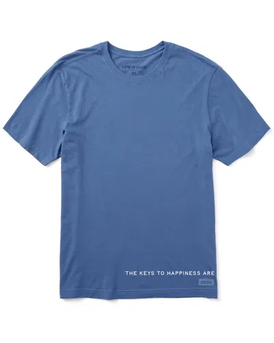 Life Is Good ® Crusher T-shirt In Blue