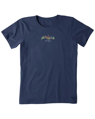 Life Is Good ® Crusher T-shirt In Blue