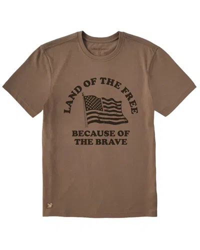 Life Is Good ® Crusher T-shirt In Brown