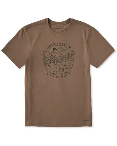 Life Is Good ® Crusher T-shirt In Brown