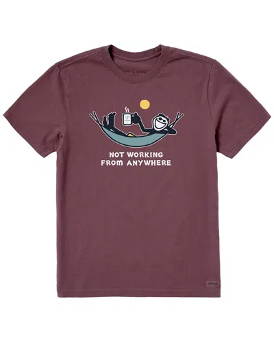 Life Is Good ® Crusher T-shirt In Brown