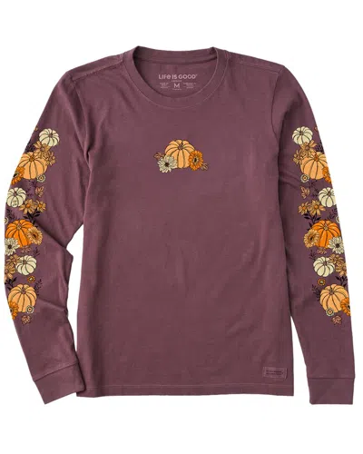 Life Is Good ® Crusher T-shirt In Burgundy