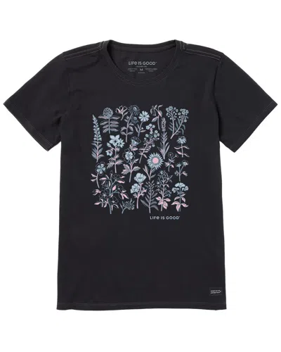 Life Is Good ® Crusher T-shirt In Faded Black