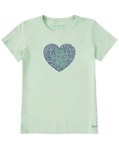 Life Is Good Crusher T-shirt In Blue