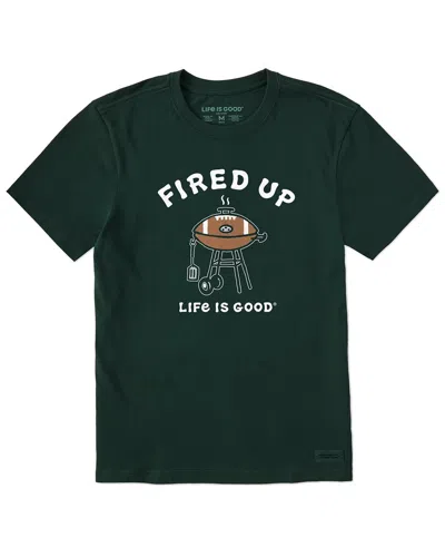 Life Is Good Crusher T-shirt In Green