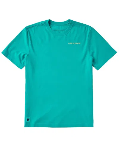 Life Is Good Crusher T-shirt In Green