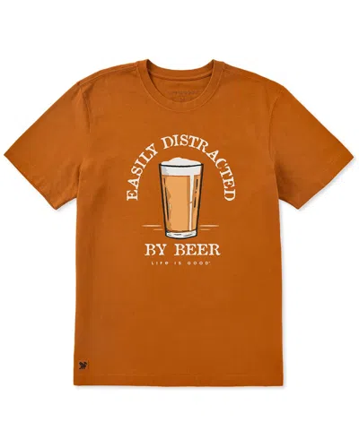 Life Is Good ® Crusher T-shirt In Orange