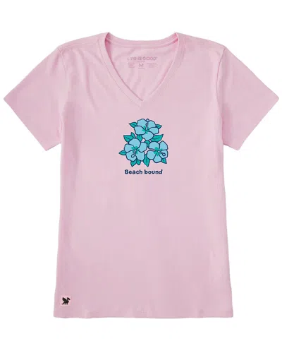 Life Is Good ® Crusher T-shirt In Pink