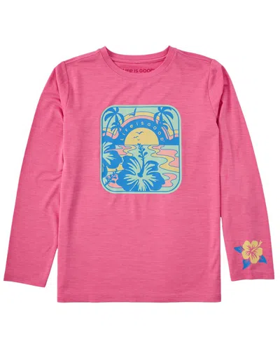 Life Is Good Kids'  Crusher T-shirt In Pattern