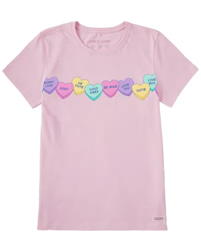 Life Is Good ® Crusher T-shirt In Pink