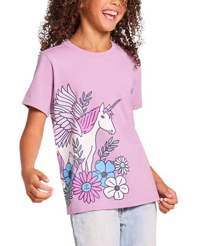 Life Is Good Kids'  Crusher T-shirt In Purple