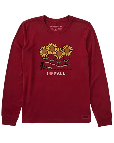 Life Is Good ® Crusher T-shirt In Red