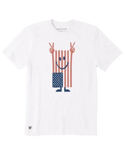 Life Is Good Crusher T-shirt In White