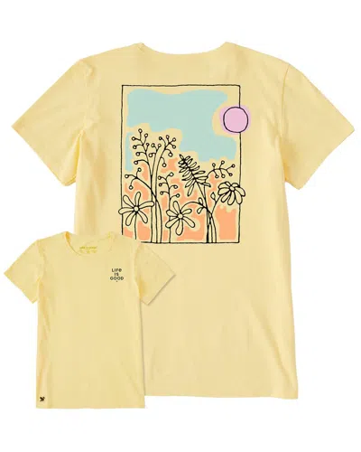 Life Is Good ® Crusher T-shirt In Yellow