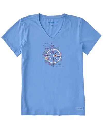 Life Is Good ® Crusher V-neck T-shirt