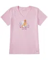 Life Is Good Crusher V-neck T-shirt