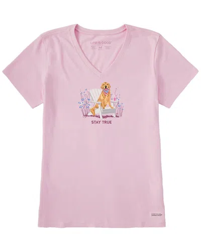 Life Is Good ® Crusher V-neck T-shirt