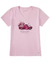Life Is Good ® Crusher V-neck T-shirt