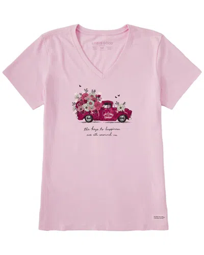Life Is Good ® Crusher V-neck T-shirt