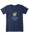 Life Is Good ® Crusher V-neck T-shirt In Blue