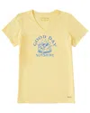 Life Is Good ® Crusher V-neck T-shirt In Yellow