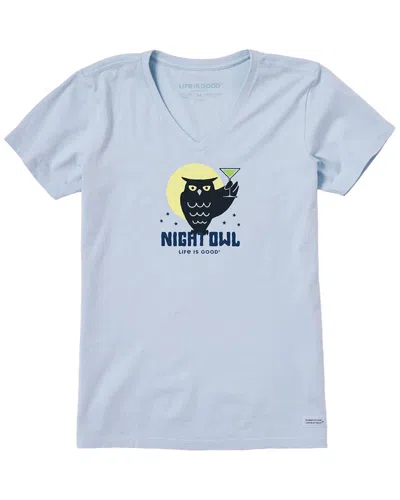 Life Is Good ® Crusher V-neck T-shirt In Blue