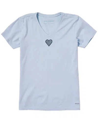 Life Is Good ® Crusher V-neck T-shirt In Blue
