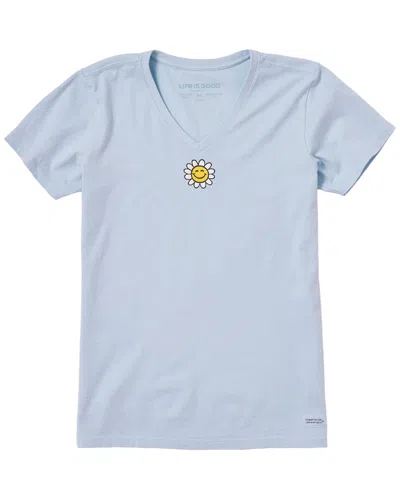 Life Is Good ® Crusher V-neck T-shirt In Blue