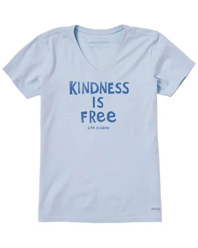 Life Is Good ® Crusher V-neck T-shirt In Gray