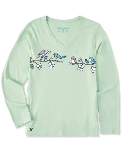 Life Is Good ® Crusher V-neck T-shirt In Green