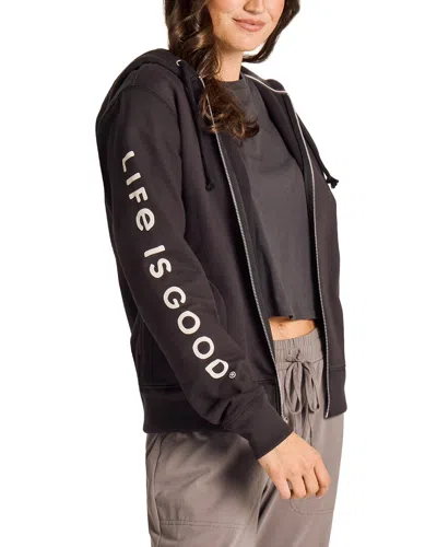 Life Is Good ® Good Vibes Fleece Hoodie In Black
